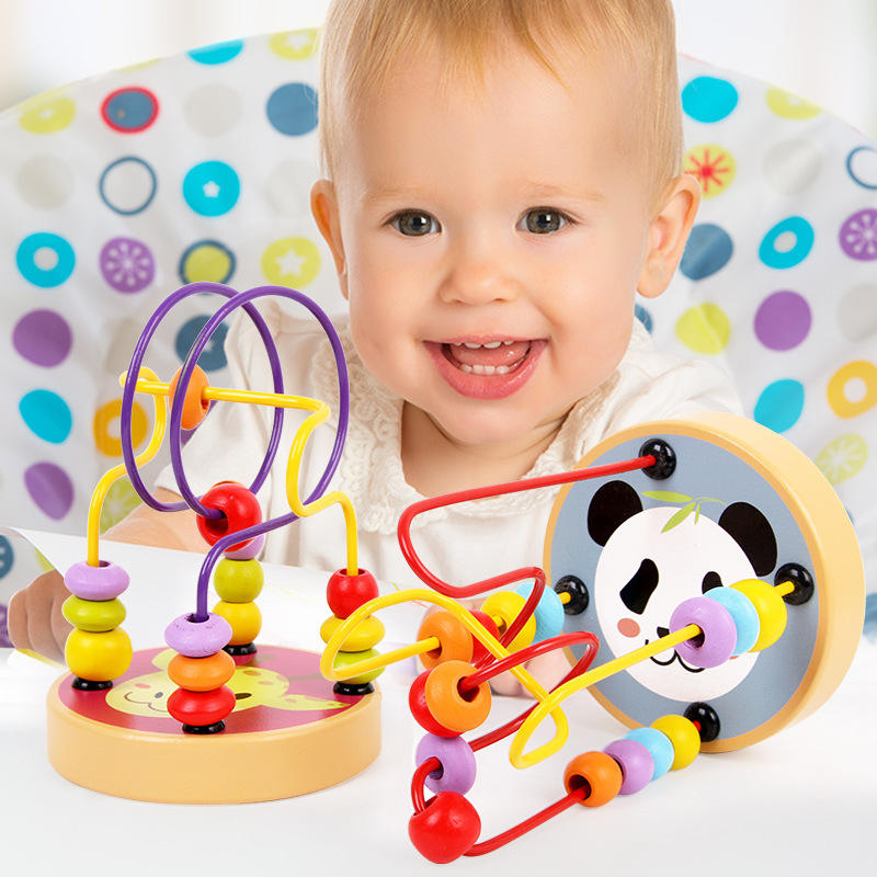 Wooden Bead  Roller Coaster Toy – Montessori for Toddlers