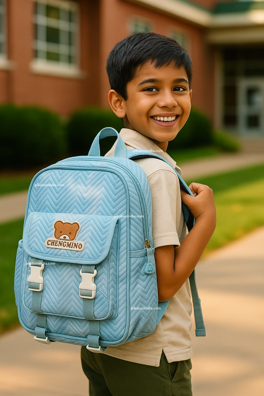 Cute Bear Backpack – Large Capacity Plush School Bag