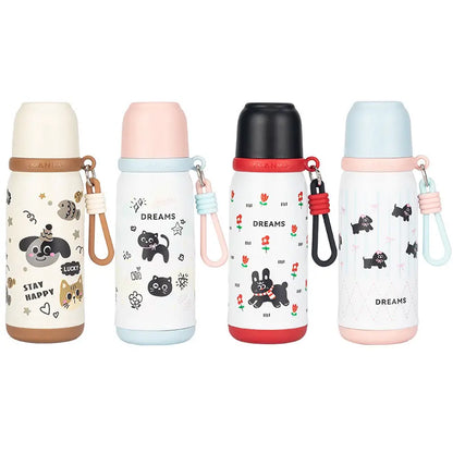 KawaiiPaws Thermal Bottle For Kids Adults Stylish 500 ml