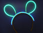 Blue Glow Stick Hairpin and Eyeglasses