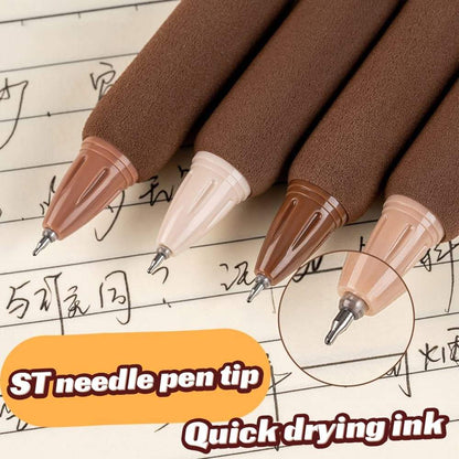 Quick-Dry Coffee Gel Pen – 0.5mm Tip for Smooth Writing