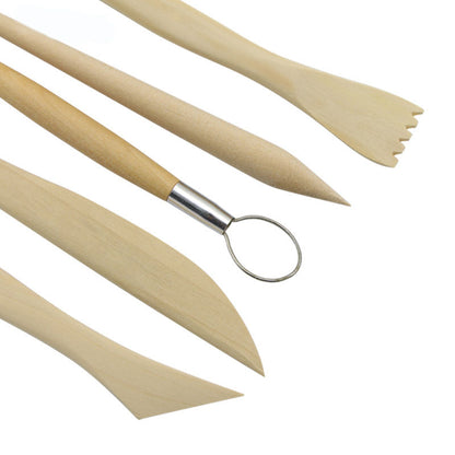 Wooden Clay Tool Kit – DIY Pottery & Ceramic Craft Set
