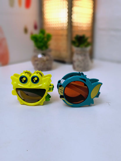 Foldable Funny Fish Animal Birthday Party Goggles – Popper Shades & Fun Photo Props for Kids of All Ages