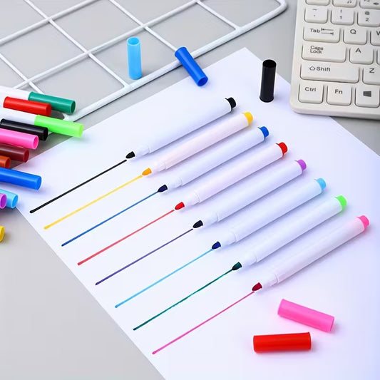 Whiteboard Erasable Marker Pens – Colorful Smooth Writing Set
