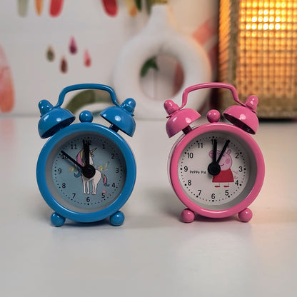 Mini Analog Alarm Clock: Perfect Study Table or Bedroom Gift for Kids Students, Men & Women (AC12/13)