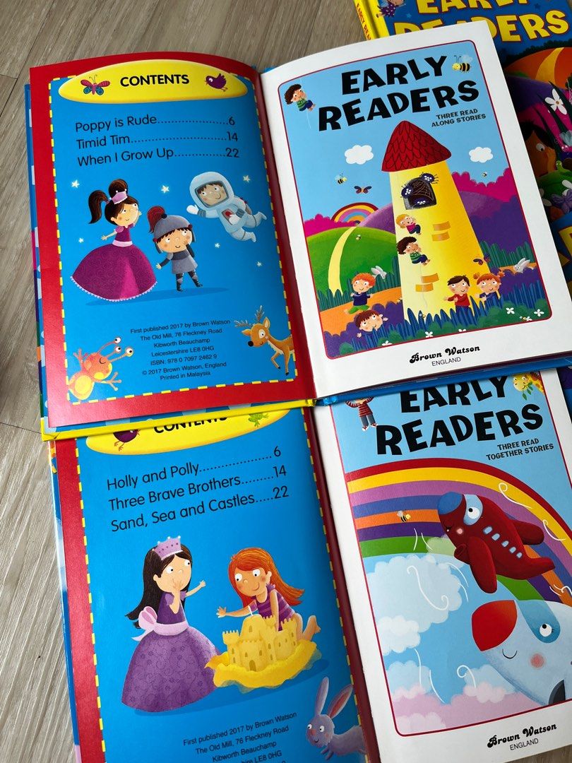 Early Readers Story Books Set of 4 Books
