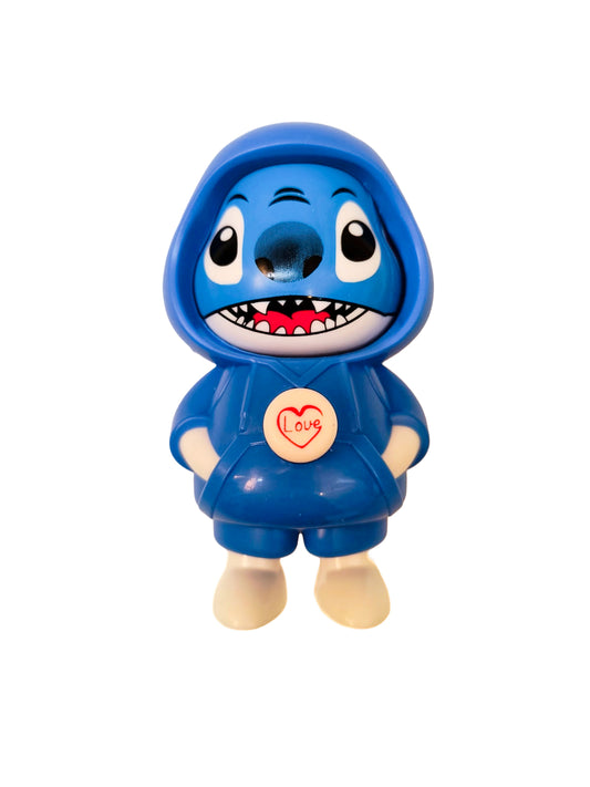 Face Changing Keychain – Blue Smile Flip Cartoon Toy