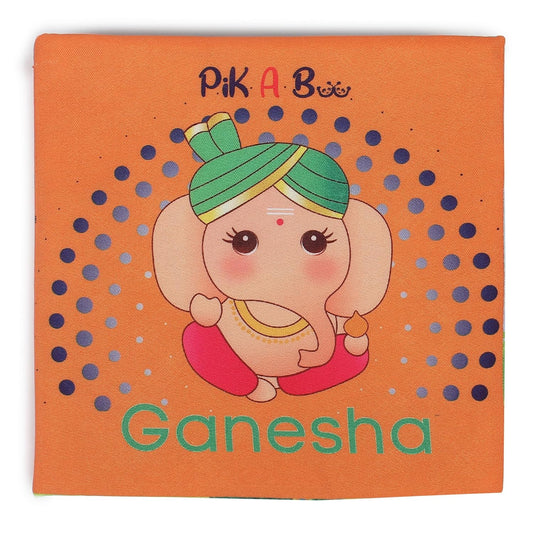 PiK A BOO Hanuman & Ganesha Cloth Books Combo (0–6 Years)