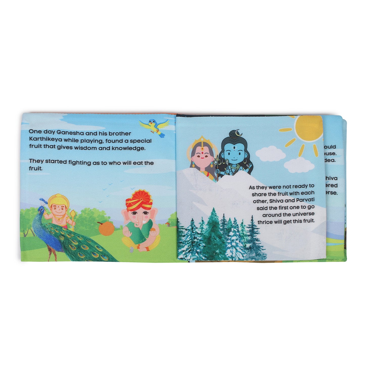 Ritual Cloth Book Combo Bundle - Hanuman Chalisa, Mealtime, Ganesha & Baby's Day (4-Book Set)
