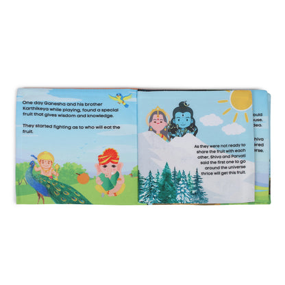 Ritual Cloth Book Combo Bundle - Hanuman Chalisa, Mealtime, Ganesha & Baby's Day (4-Book Set)