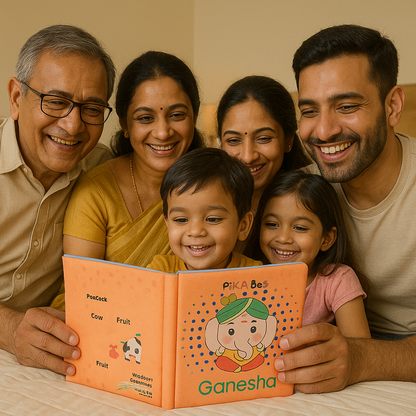 Ritual Cloth Book Combo Bundle - Hanuman Chalisa, Mealtime, Ganesha & Baby's Day (4-Book Set)