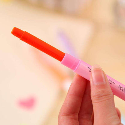 6 Color Highlighter Pen Set – Cute, Smooth & Bright Multicolor Markers