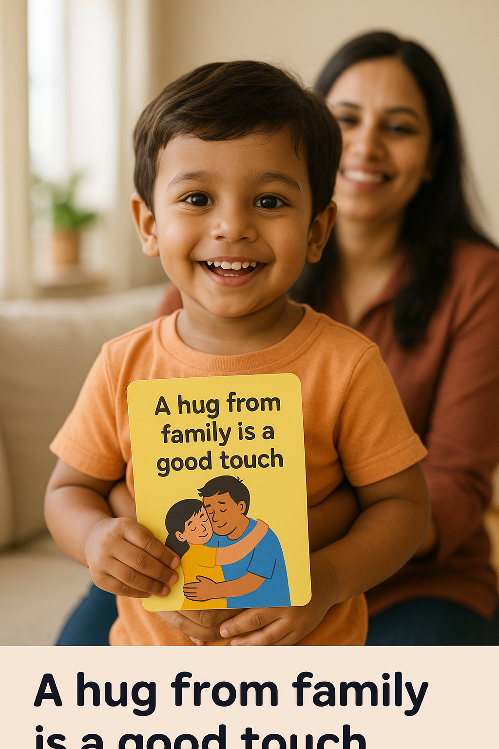 PiK A BOO Good Touch Bad Touch Flash Cards | Early Learning Fun (Set of 21)