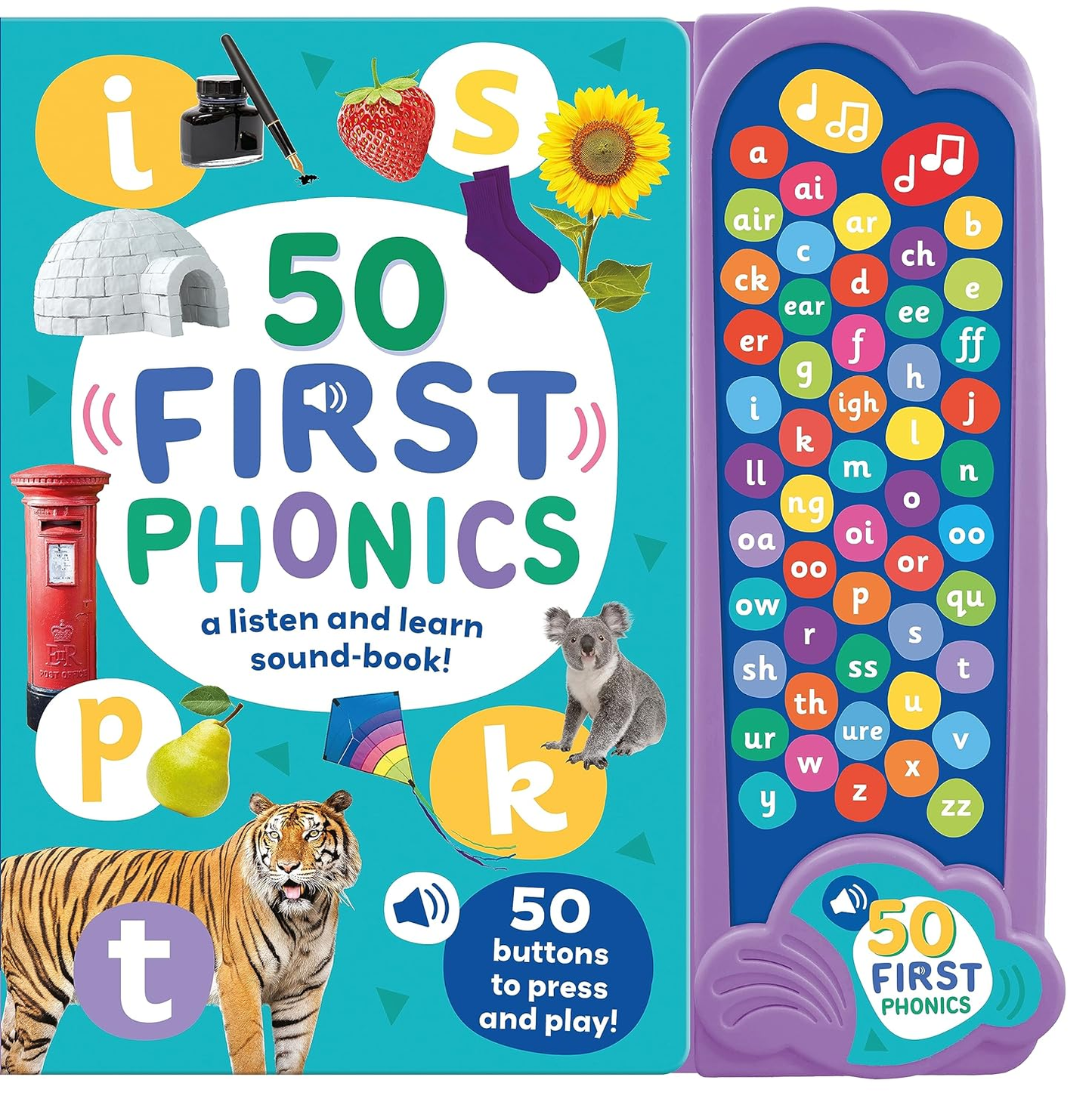 50 First Phonics, A Listen and Learn Sound Book