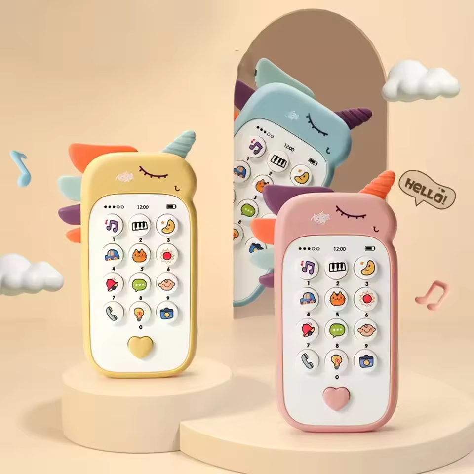 Baby Mobile Phone Toy - Musical & Educational Fun for Kids!