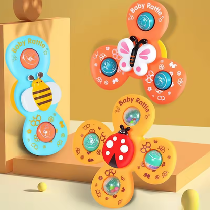 Suction Spinner Bath Toy – Fun Colors & Water Play