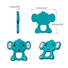 Cute Elephant Silicone Baby Teether