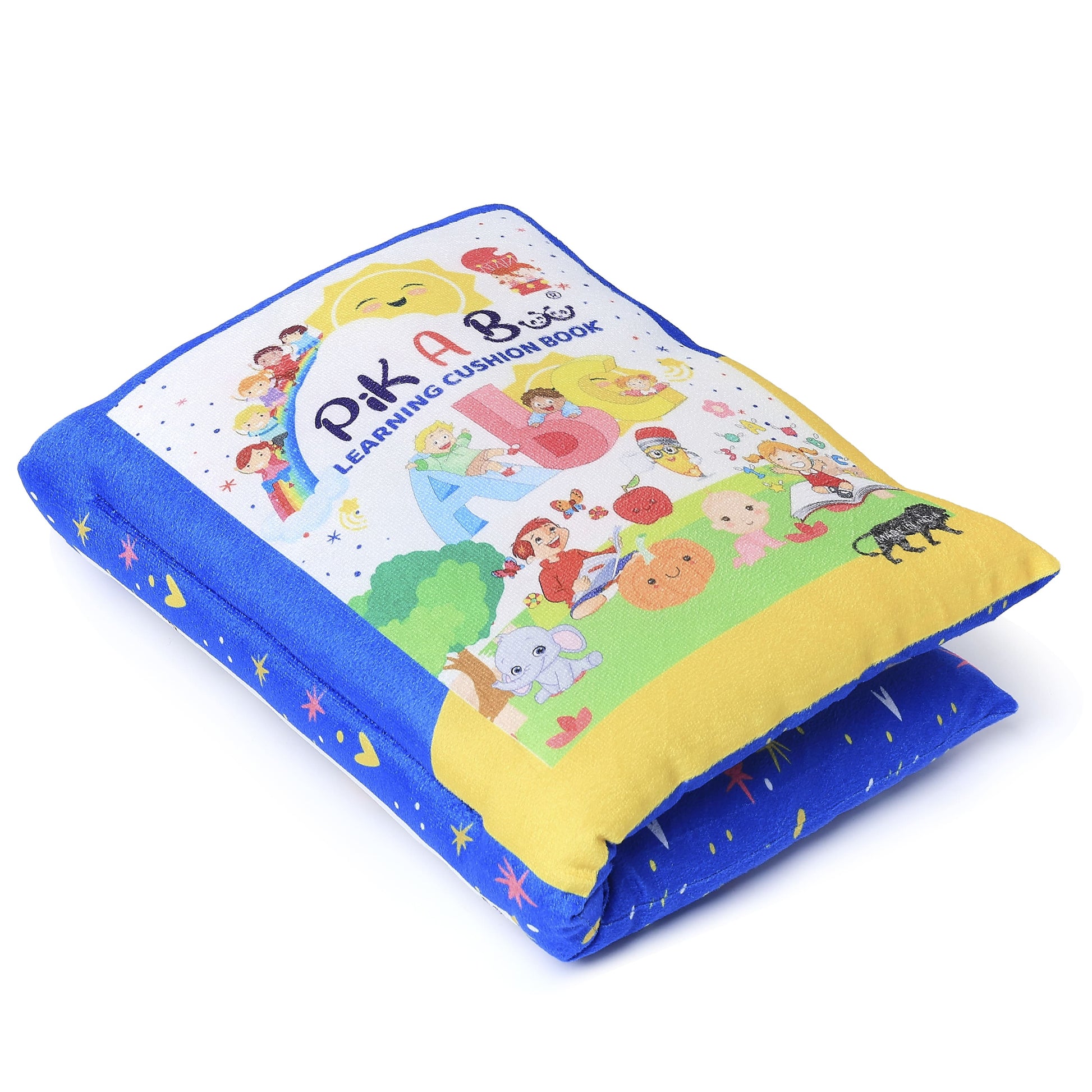 PiK A BOO Blue Learning Cushion Book with English Rhymes Level 1