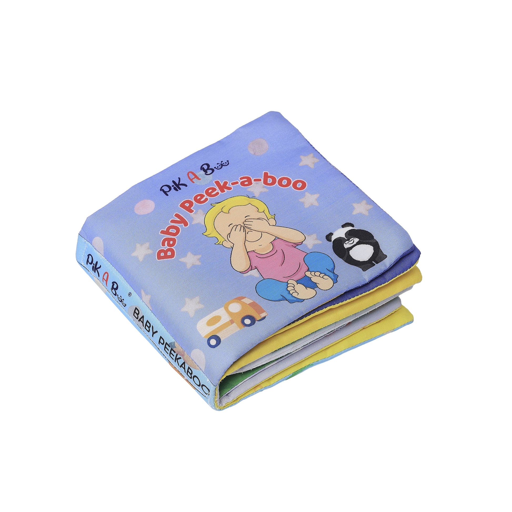 PIK A BOO  Baby's Peek-A-Boo  Exclusive Cloth Book Flap and Crinkle Pages
