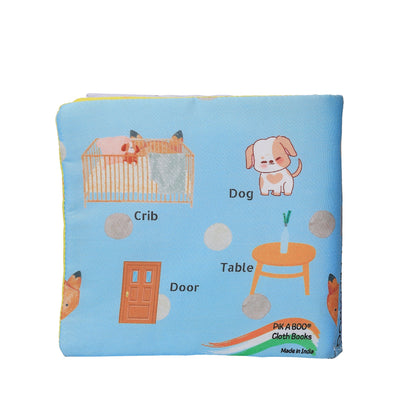 Baby’s Peek a boo Cloth Book – Flap & Crinkle Pages