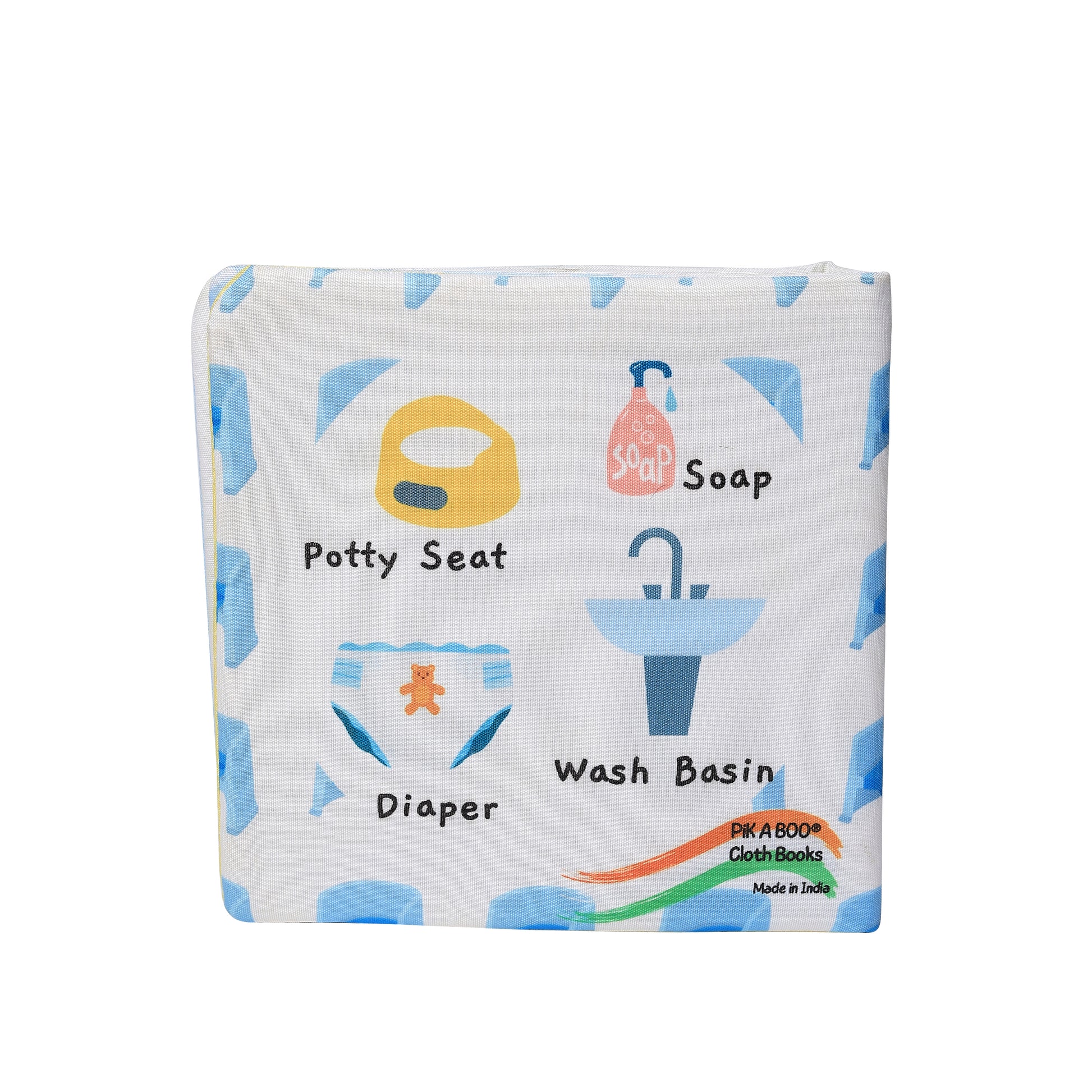 Baby's Potty Time Interactive Potty Training Cloth Book with Flaps, Velcro & Crinkly Cover (0-3 Years)