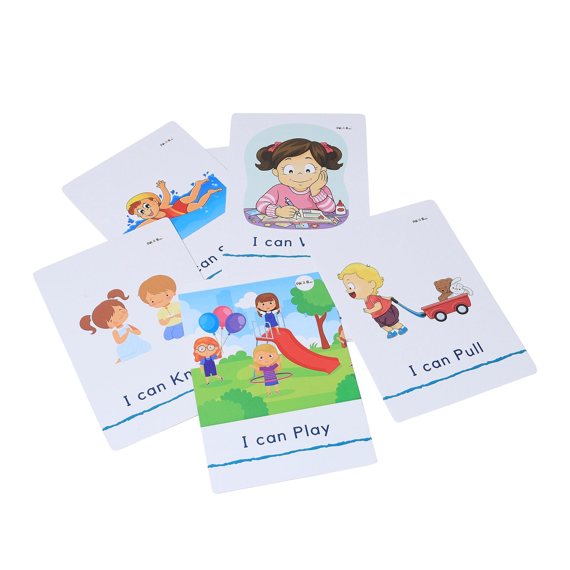 Verbs & Positive Words Flash Cards | Early Learning for Kids