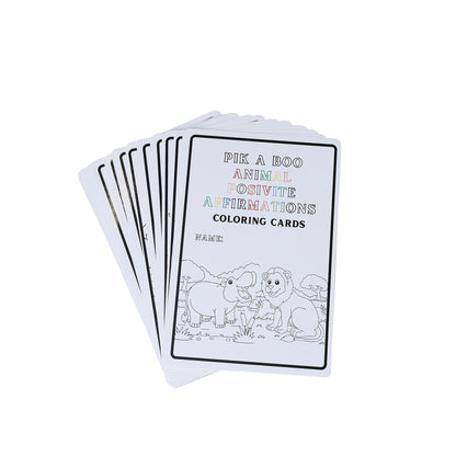 Animal Affirmation Flashcards – Write & Wipe Fun