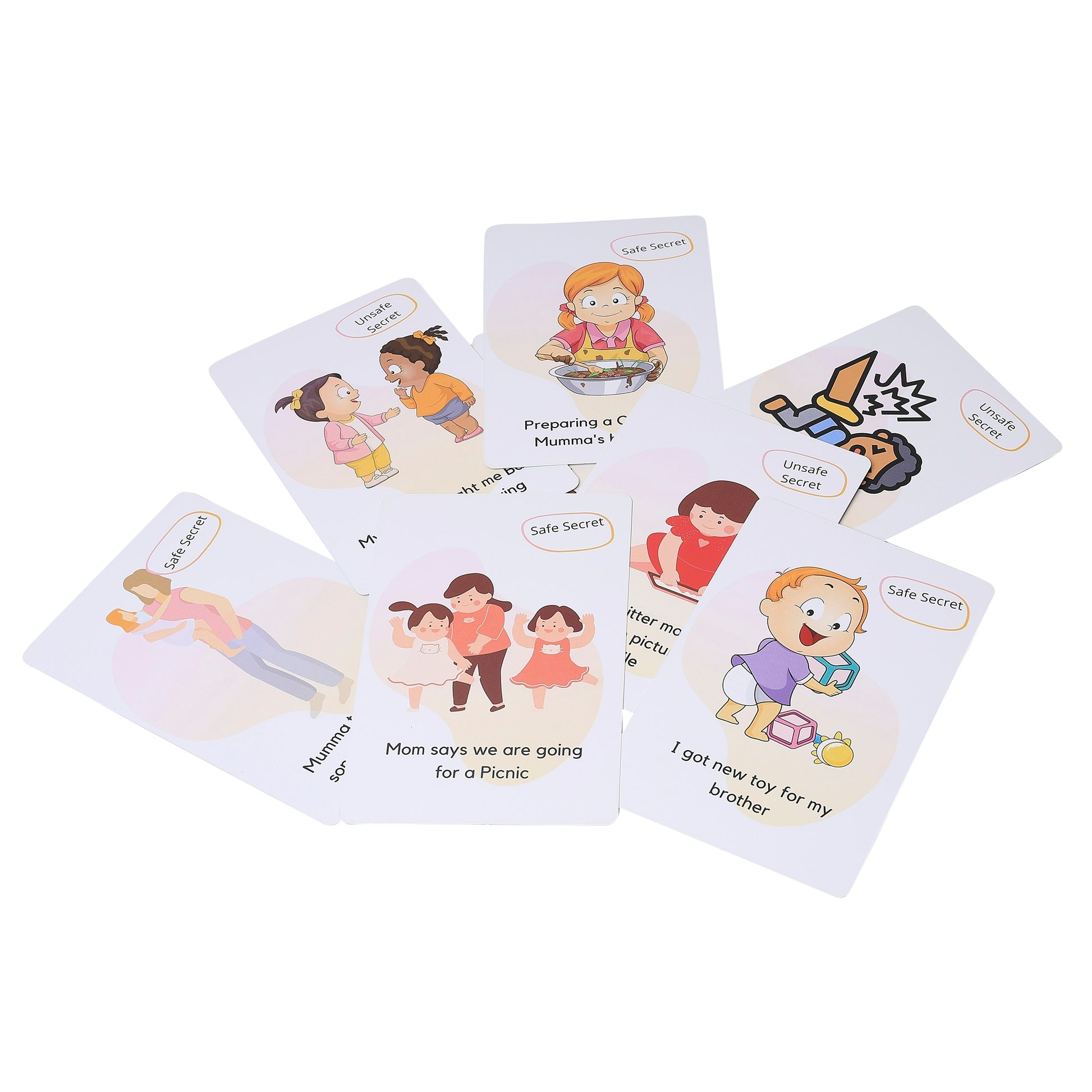 Good Touch Bad Touch Flash Cards | Early Learning Fun