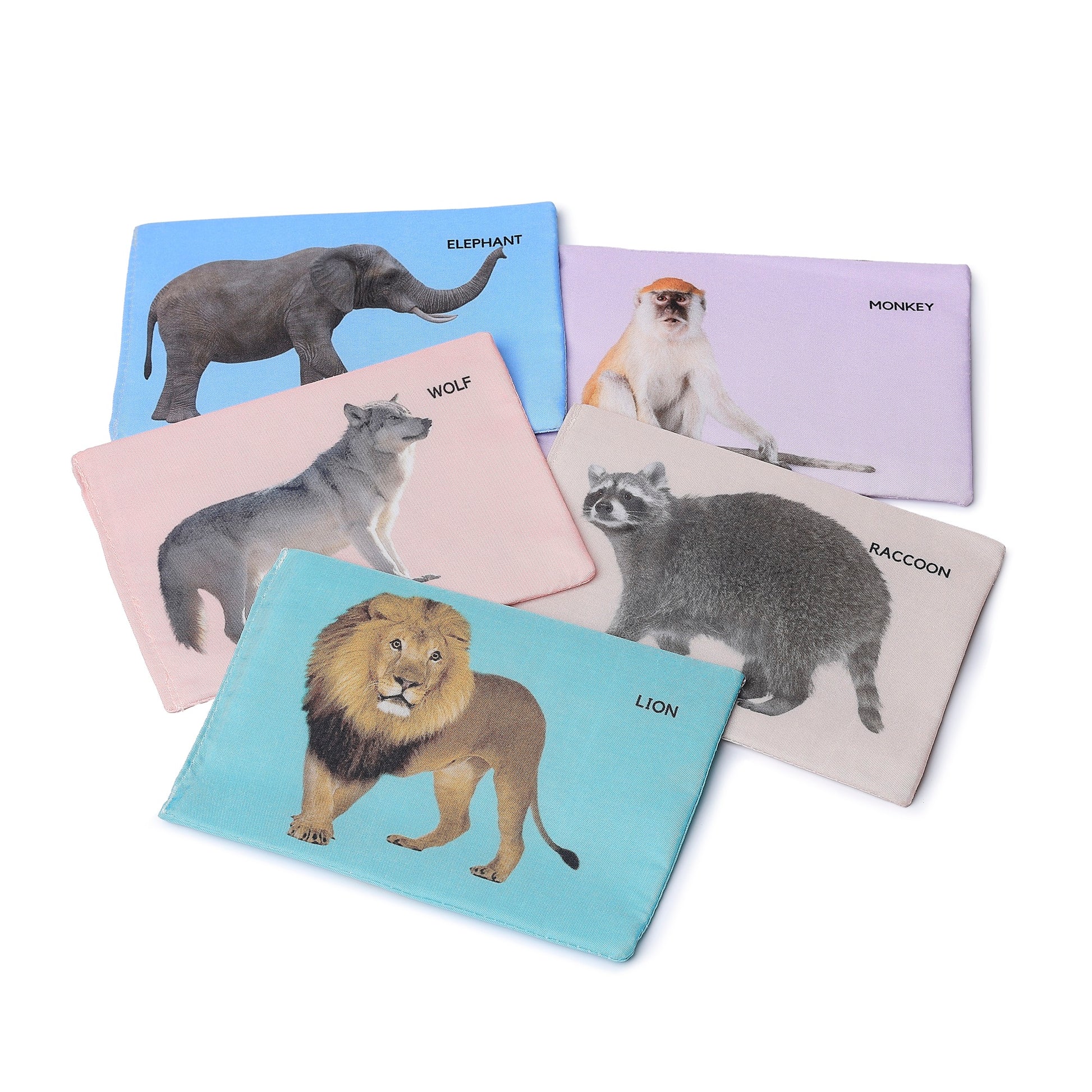 Cloth Wild Animal Flash Cards | Early Learning & Brain Play