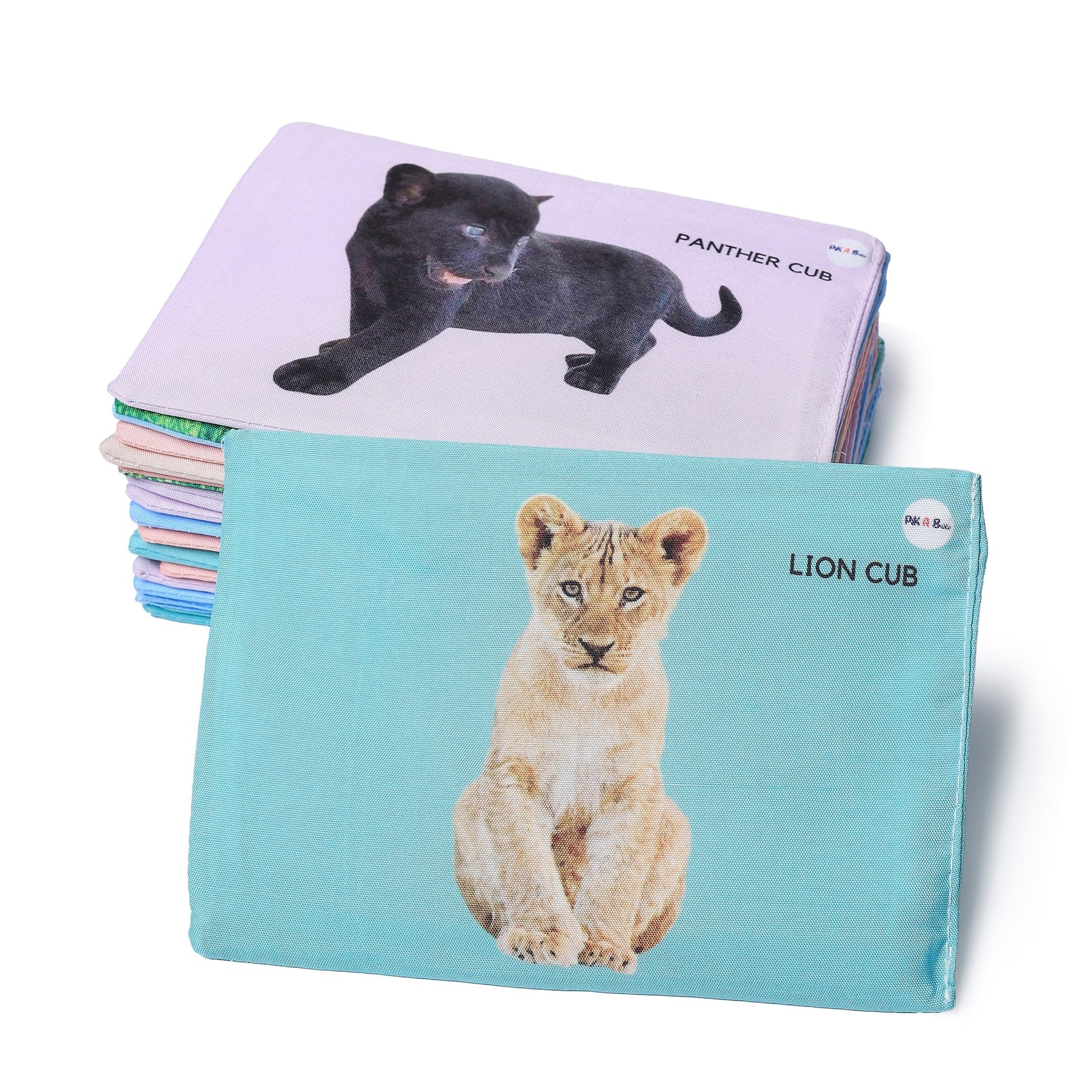 Cloth Wild Animal Flash Cards | Early Learning & Brain Play