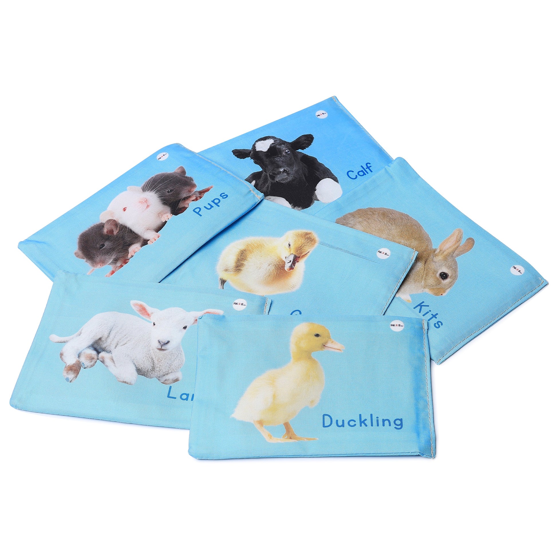 Cloth Farm Animal Flash Cards | Early Learning & Brain Fun