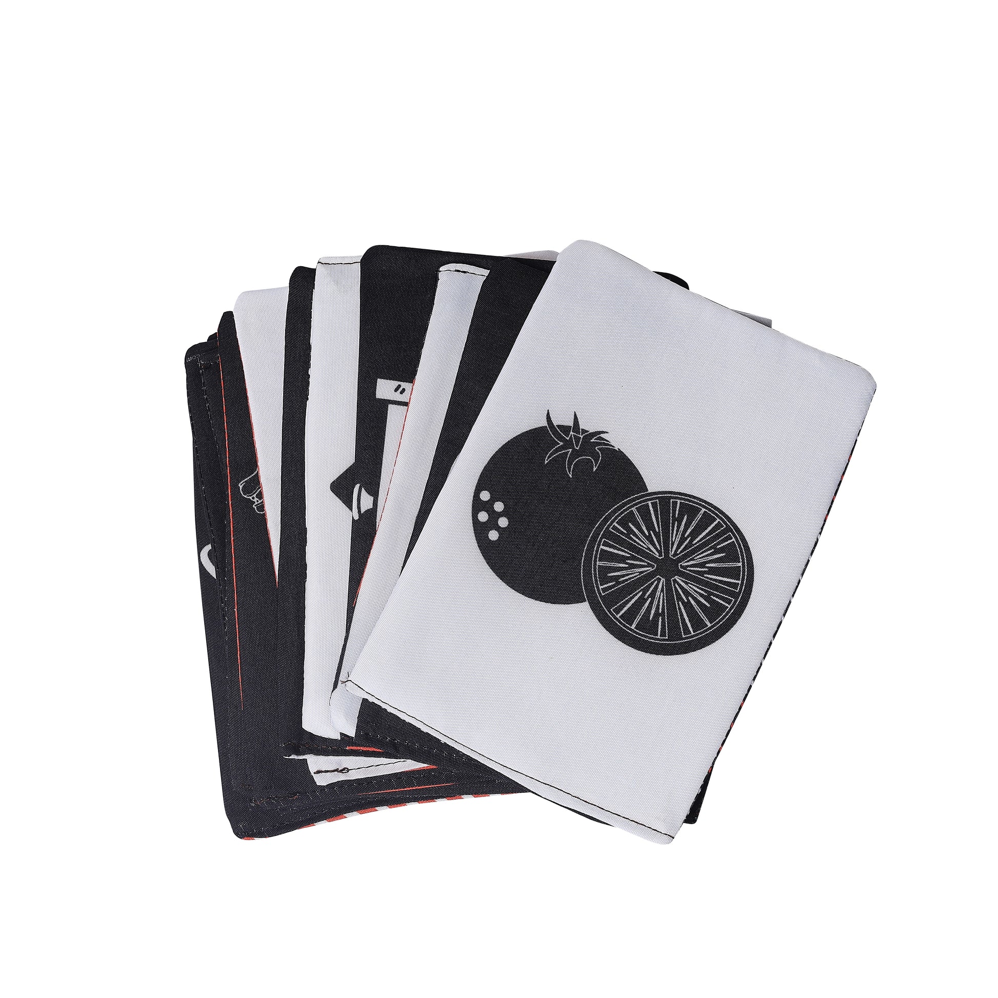 Black & White Cloth Flash Cards | Early Learning & Brain Fun