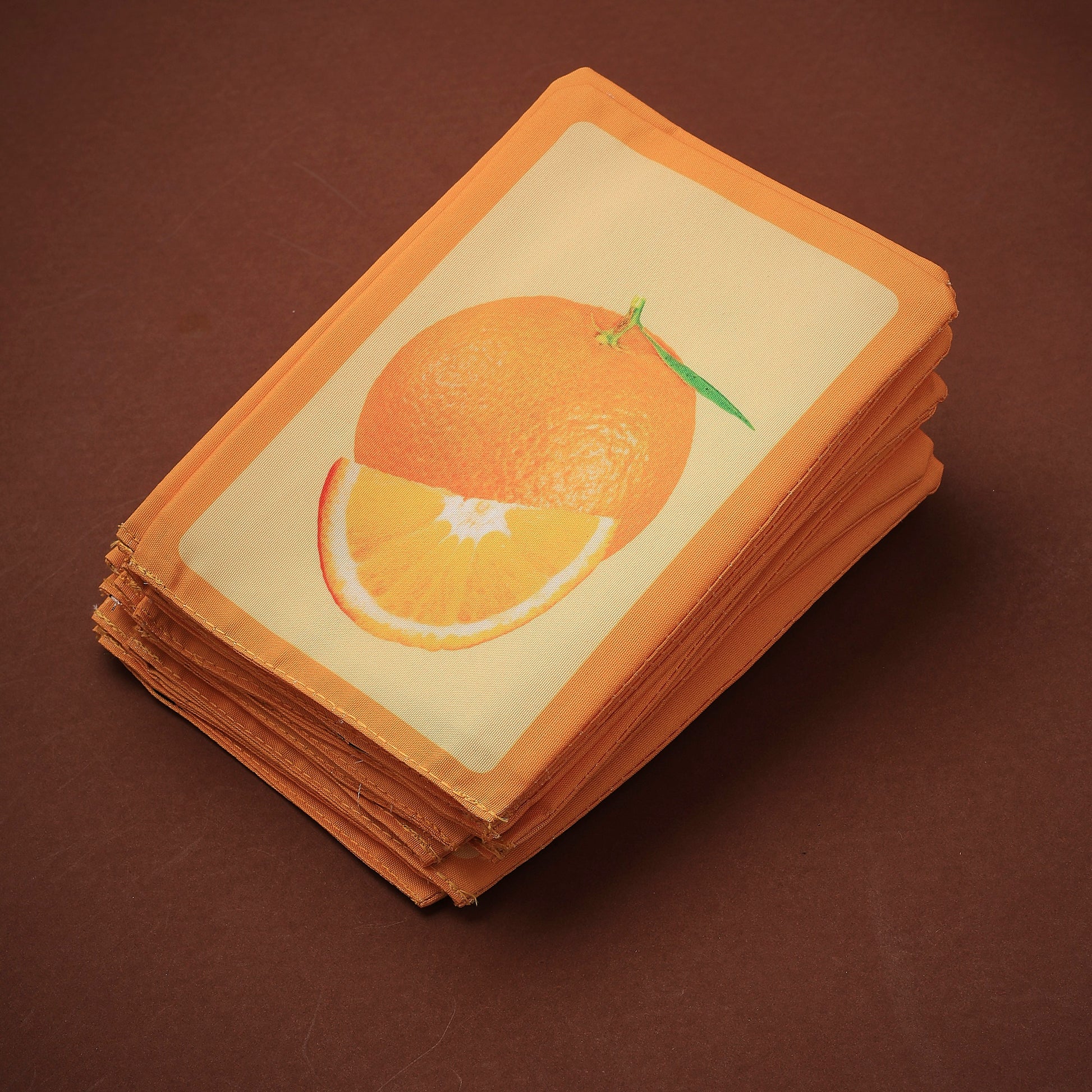 Cloth Fruit Flash Cards | Early Learning & Brain Play