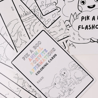 Animal Affirmation Flashcards – Write & Wipe Fun
