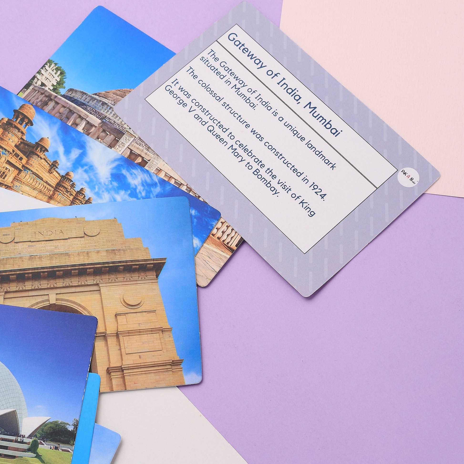 Monuments of India Flash Cards – Early Learning for Kids