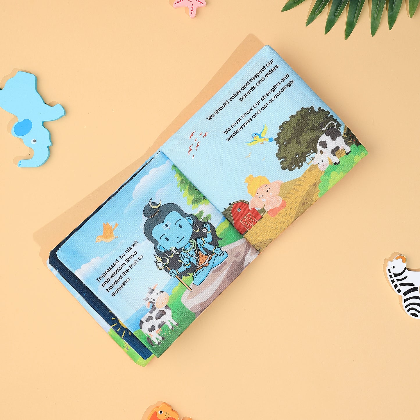 Ganesha Cloth Books | Early Learning & Spiritual Fun