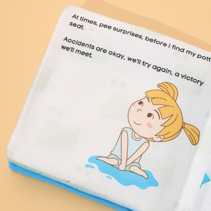 Baby’s Potty Time Cloth Book – Interactive Training Fun