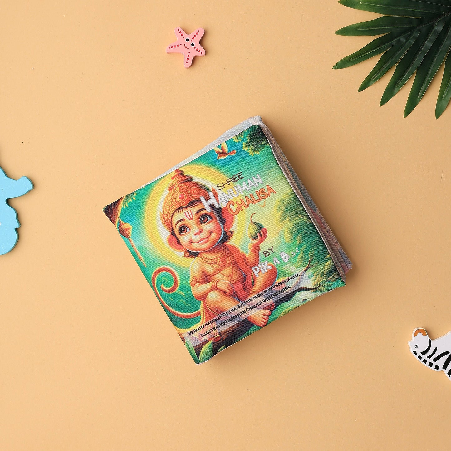 Ritual Cloth Book Combo Bundle - Hanuman Chalisa, Mealtime, Krishna & Baby's Day (4-Book Set)