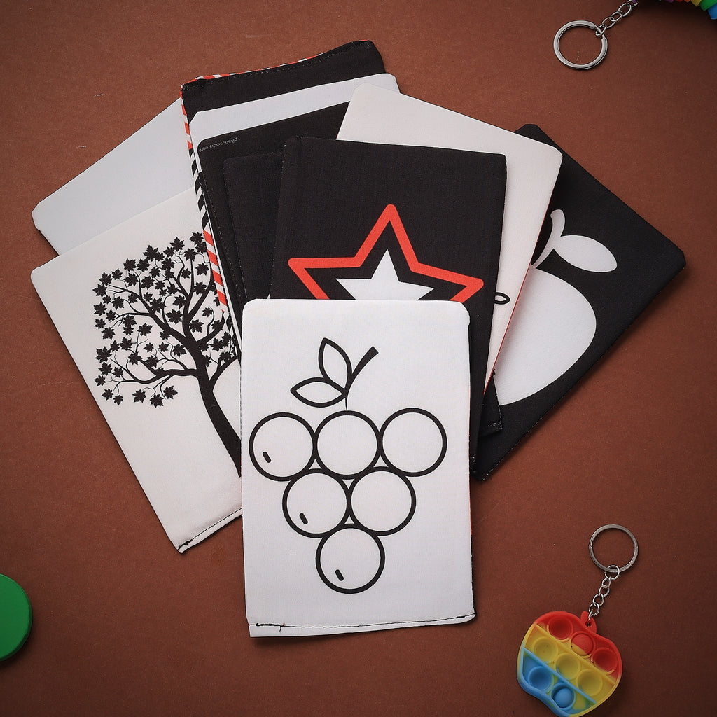 Black & White Cloth Flash Cards | Early Learning & Brain Fun