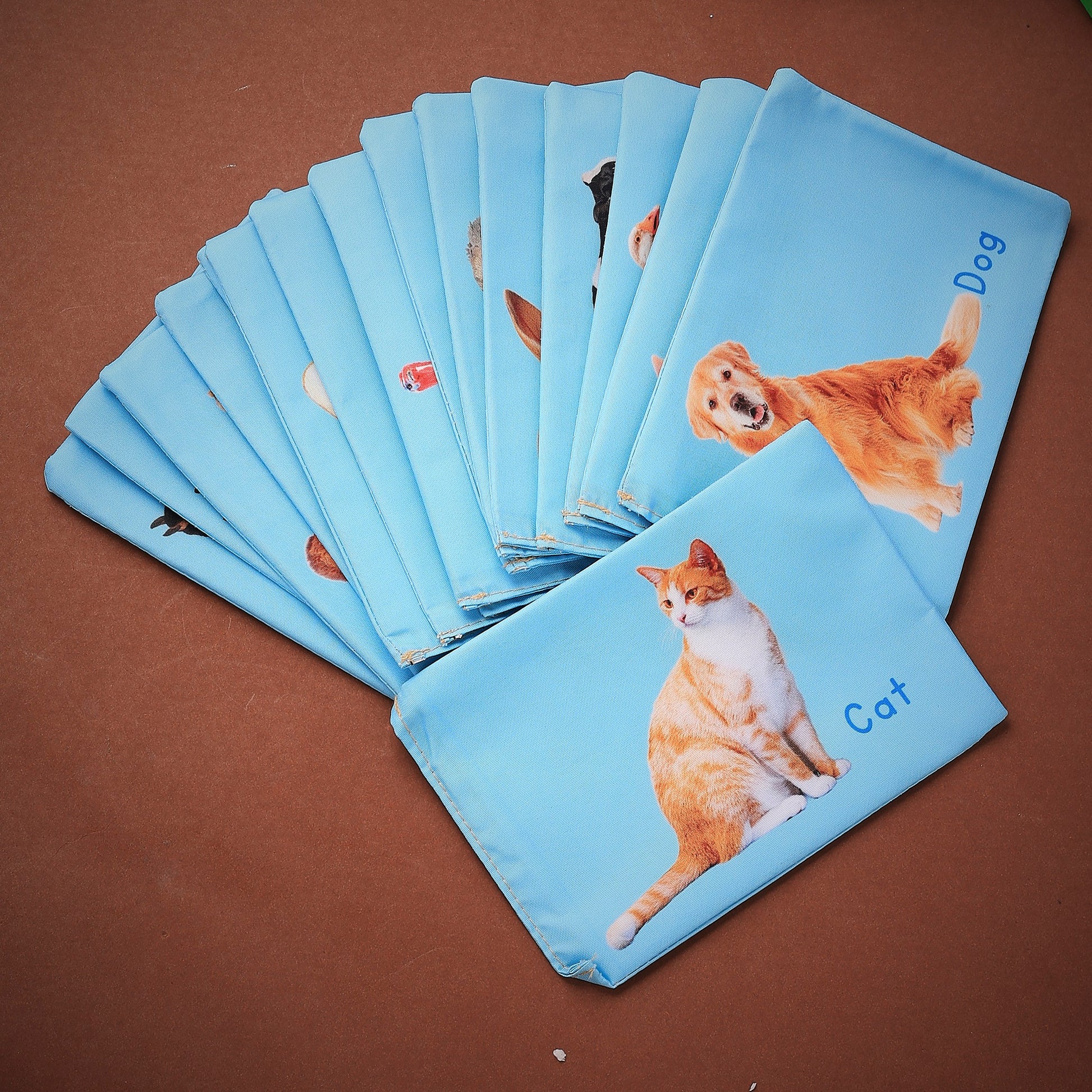 Cloth Farm Animal Flash Cards | Early Learning & Brain Fun
