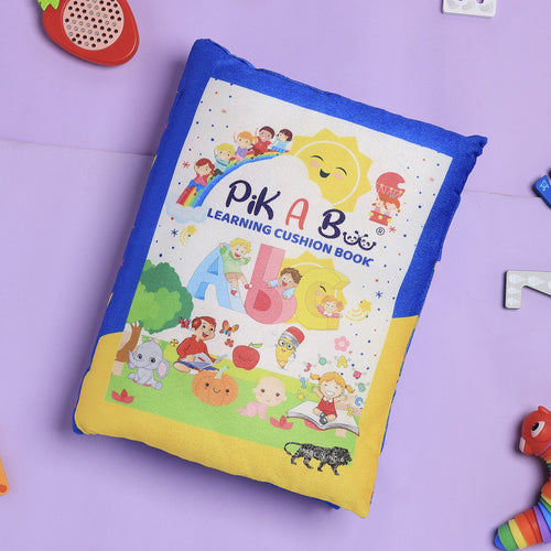 PiK A BOO Blue Learning Cushion Book with English Rhymes Level 1