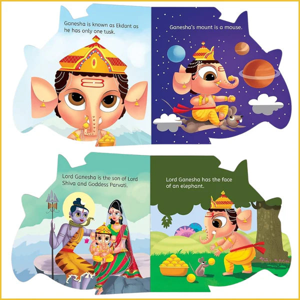 My First Shaped Board Book- Ganesha