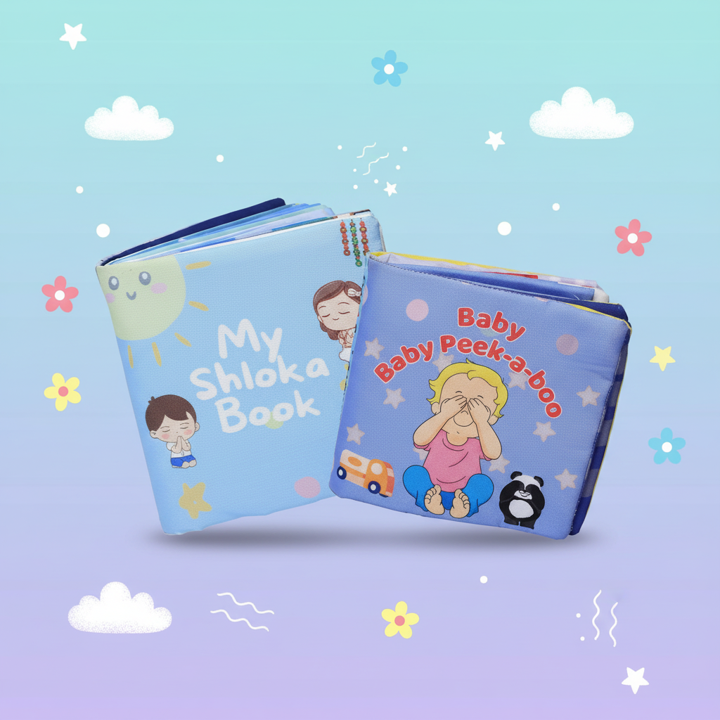 Peek-a-Boo & Shloka Cloth Books Combo