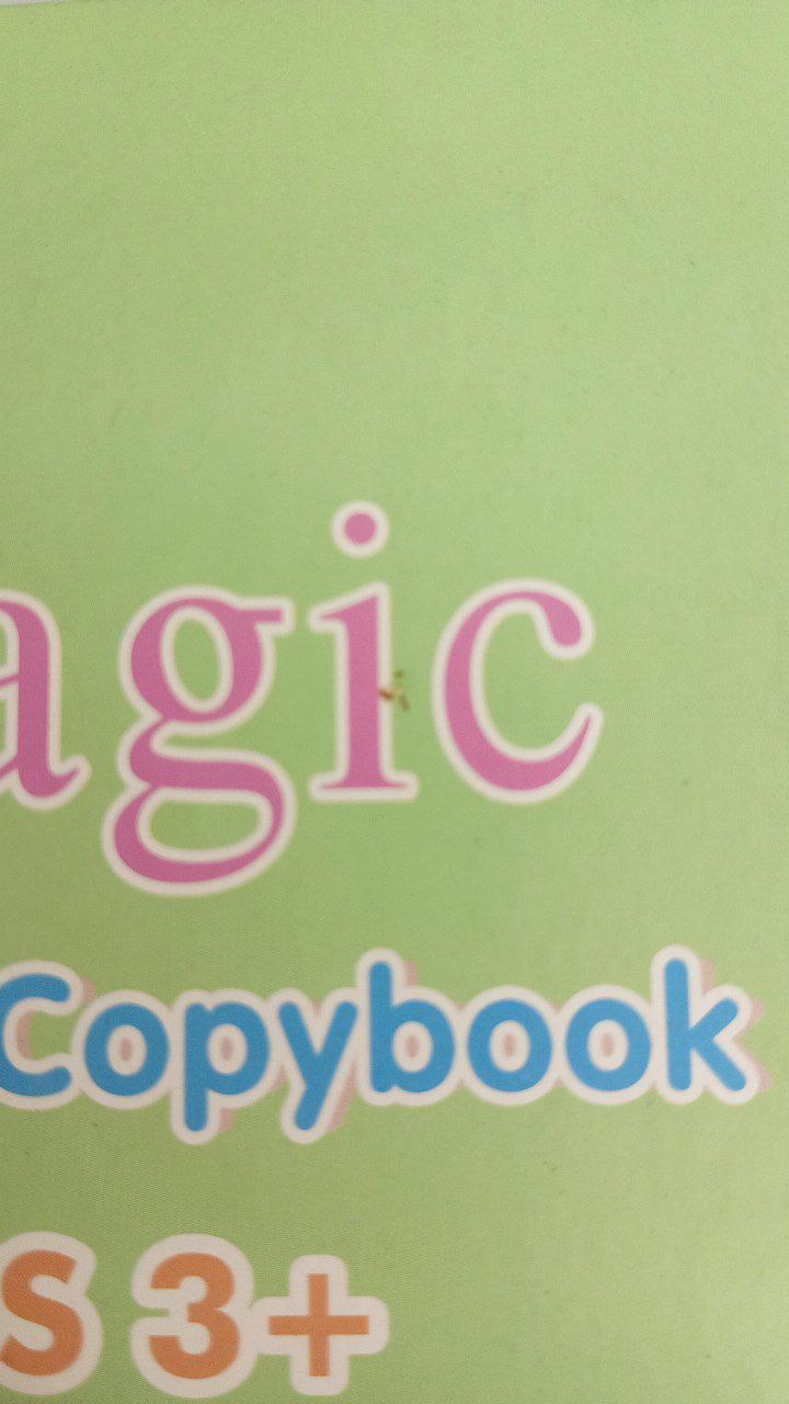 Pre Loved ||  Magic Practice Copy book set For Kids Set of 2 (Number and Alphabet)