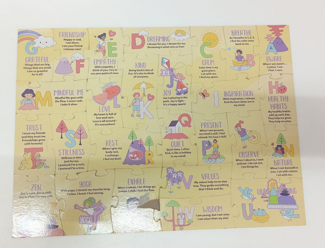 Pre Loved || Junior Explorers: A-Z Mindful Me Jigsaw Puzzle