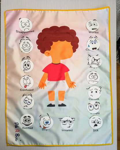 Emotions Cloth Activity Mat – Learn & Express Feelings