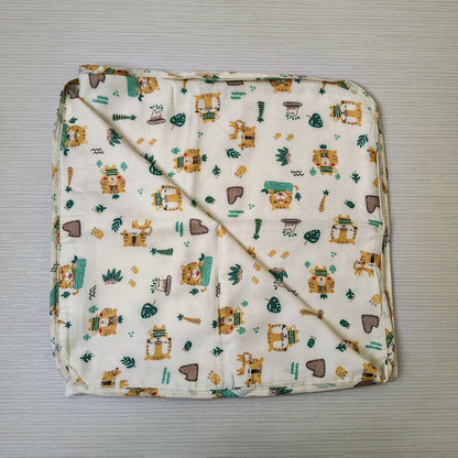 Tiger Tots | Soft Muslin Hooded Baby Wrapper – Adorable Tiger Design for Cozy Comfort