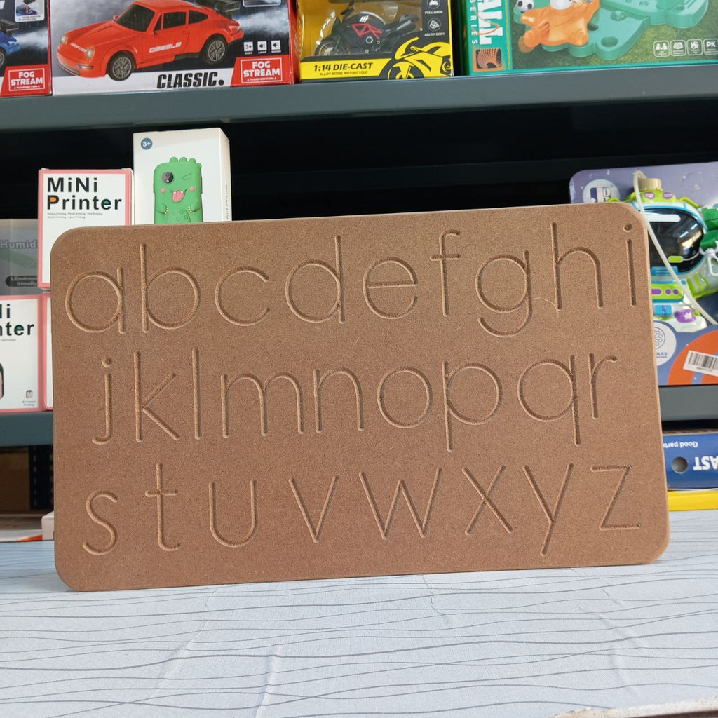 Small Alphabets Wooden Tracing Board For Writing Practice, Handwriting Improvement