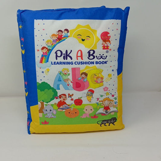 PiK A BOO Blue Learning Cushion Book with English Rhymes Level 1