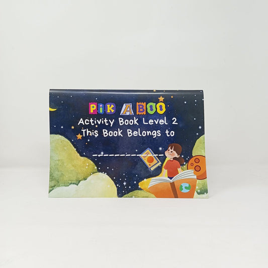 Pik A Boo Exclusive Binder Activity Non Tearable Book With Velcro Cutout Level 2